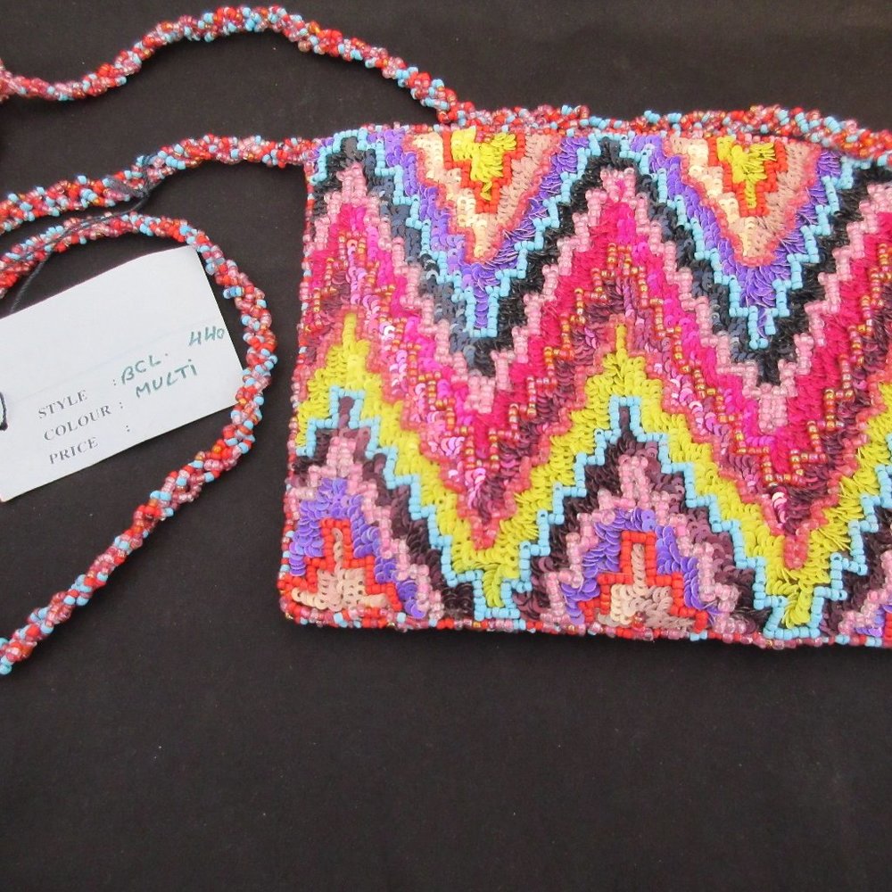 Beaded Sequined Crossbody Bag New with Tag